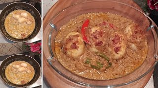 ডিমের শাহী কোরমা Dimer shahi korma recipe [upl. by Manon]