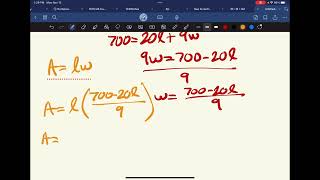 Calc 1 Optimization  Fencing Problem [upl. by Denyse907]