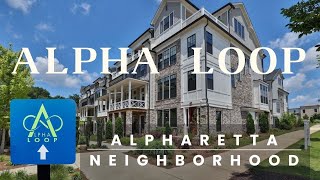 Explore New Build Homes For Sale on the Alpha Loop  Walk From Downtown Alpharetta Ga To Avalon [upl. by Enehpets225]