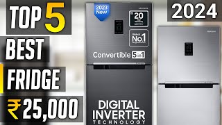 Top 5 best refrigerator under 25000 in india 2024  Best double door refrigerator 2024 under 25000 [upl. by Birdella]