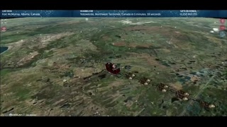 NORAD TRACKER Santa Claus has made his way to the United States [upl. by Ihpen]