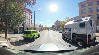 360 Driving Thru Around HonesDale Main Church Court Street Route 6 Pennsylvania PA ASMR [upl. by Helsa121]