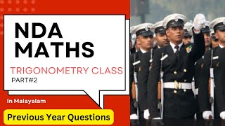 NDA 1 2025 MATHS  Trigonometry part2  PYQ [upl. by Axela]