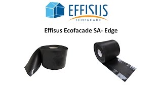 Effisus Ecofacade SA Edge  Facade selfadhesive waterproofing solution [upl. by Umeko]