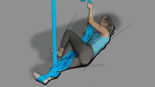 Aerial Yoga  Ankle Wrap with Anca [upl. by Allister492]