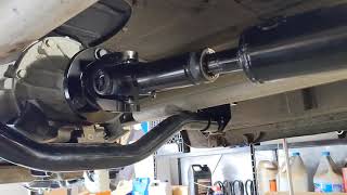 Part 7  6L80e Driveshaft installation [upl. by Delfeena]