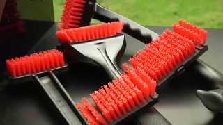 Clean your Grill using Nylon Bristle Brushes from CharBroil [upl. by Yrol]