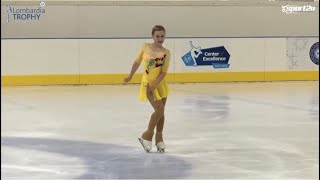 Ekaterina Kurakova POL Lombardia Trophy 2022 FS [upl. by Sigvard]