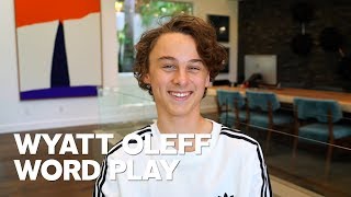 ITs Wyatt Oleff Plays RAWs Word Play [upl. by Hyo]