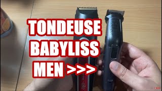 TONDEUSE Babyliss Men 10 en 1 carbon titanium MT727E [upl. by Ko]