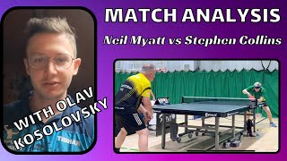 MATCH ANALYSIS EP 2  Neil Myatt vs Stephen Collins  By Olav Kosolovsky [upl. by Ettenhoj]