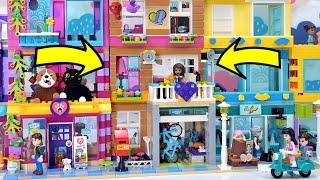 Finishing up the Friendship House renovation 🏠🌳 Lego Friends custom build diy part 2 [upl. by Nolubez]