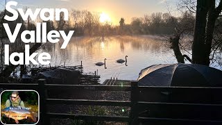 WINTER CARP FISHING 24 hours on Swan Valley lake Yateley [upl. by Fernas]