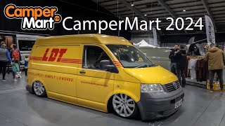 Camper Mart 2024  First Van Show of 2024 [upl. by Yelnek]