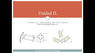 Clase 13 Anatomía de un galga extensiométrica [upl. by Katusha]