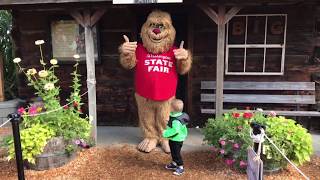 Meet amp greet WA States Biggest Legend Fair icon MONKEY BiGFOOT WASHINGTON furry animal mascot BEAR [upl. by Fredericka790]