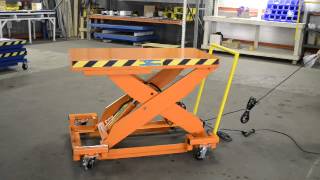 VERTILIFT PORTABLE HYDRAULIC SCISSOR LIFT  2000 CAPACITY [upl. by Graham957]