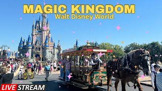 🔴 Live  Magic Kingdom Saturday  Walt Disney World 9282024 [upl. by Doomham312]