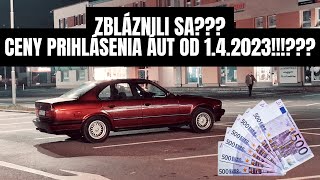 BMW E34  NELOGICKÉ POPLATKY STARŠÍCH ÁUT PO NOVOM [upl. by Jaylene]