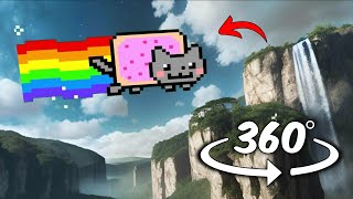 Nyan Cat But its 360 degree video [upl. by Oehsen]