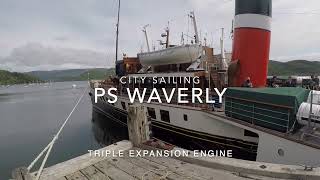 Inside the Engine Room Paddle Steamer Waverley Engine Unveiled [upl. by Eellek]