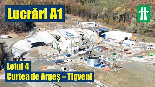 12 NOI 2023 Lucrari A1 – Lotul 4 Curtea de Arges – Tigveni [upl. by Bodrogi]