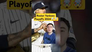 ROSTER YANKEES serie divisional Playoffs MLB 2024  PLAYOFFS MLB 2024 mlb mlbnoticias yankees [upl. by Anuahsal499]