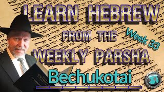 Learn Hebrew from the Weekly Parsha Week 33 Bechukotai  PLUS Commentary  Gavriel Sanders  1794 [upl. by Wendt428]