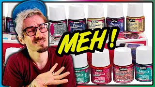 UNDERWHELMED Pebeo Fantasy Prisme Paints Review [upl. by Bundy5]