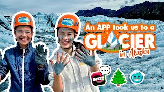 The APP WiZZ took us to a GLACiER in ALASKA ad wizzapp [upl. by Campman]