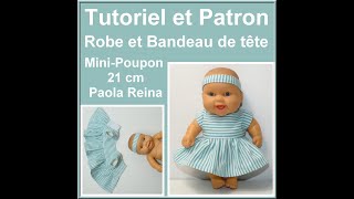 Robe pour mini poupon Paola Reina [upl. by Cloe]