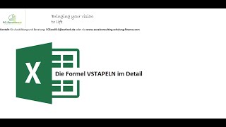 Tabellen mit VSTAPELN zusammenführen audiovisuell [upl. by Ziana]