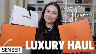 LUXURY HAUL New Hermes Bag  more Chanel Beauty  SENSER Luxury Platform [upl. by Ttimme]