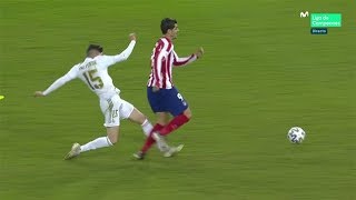 Federico Valverde RED CARD vs Atletico de Madrid  Supercopa España [upl. by Atiuqin]