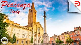 Piacenza  Italy  A Walk to the City Center amp Back  4K  UHD [upl. by Eleen]