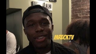 50 Cent Son Marquise Jackson Chilling With MReck amp Salutes MRECKTV [upl. by Salema]