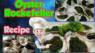 How to make OYSTER ROCKEFELLER  RECIPE [upl. by Tade]