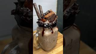 Brownie Shake  2 minutes recipe  Thick Brownie Shake with Icecream  TastyampDelicious Milkshake [upl. by Ethelstan300]