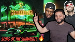 Blxst amp Feid  Rewind Lyric Video  Reaction [upl. by Yila]