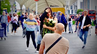 Flash Mob Proposal Leaves Woman Speechless [upl. by Derby]