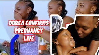 DOREA CHEGE CONFIRMS PREGNANCY LIVE ON CAMERA🔥❤ARE WE PREGNANT [upl. by Ocsicnarf464]