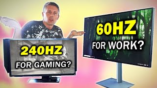 What is The BEST Monitor Explained  240Hz 1080p Vs 144hz 1440p Vs 4K 60Hz [upl. by Danais]