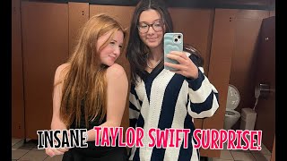 INSANE TAYLOR SWIFT SURPRISE FOR THE GIRLS [upl. by Adyht974]