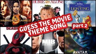 QUIZ Movie Theme Quiz  Guess the song  PART 2  ChallengeTrivia  GUESS WHAT [upl. by Shir]