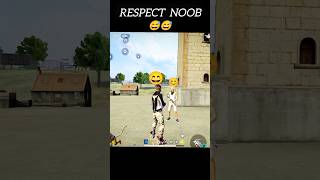 Respect noob players 😔 foryou shorts trending freefire freefirehighlights [upl. by Nodnek988]