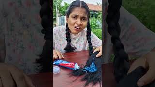 Hair and Colgate 😅shortvideos funny explore shortvideos reels comedy viralvideos [upl. by Tayyebeb]