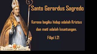 Santo Gerardus Sagredo  24 September  Sugeng Pramono [upl. by Flavia]