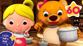 Goldilocks amp The Three Bears  Nursery Rhymes  60 Minutes  Animal for Kids  Cartoons for Toddlers [upl. by Lucania309]