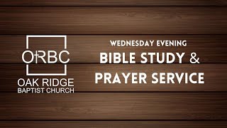 Wednesday Evening Bible Study amp Prayer Service April 24 2024 [upl. by Ane]