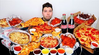 100 Worth of Dominos Pizza • MUKBANG [upl. by Pisarik]